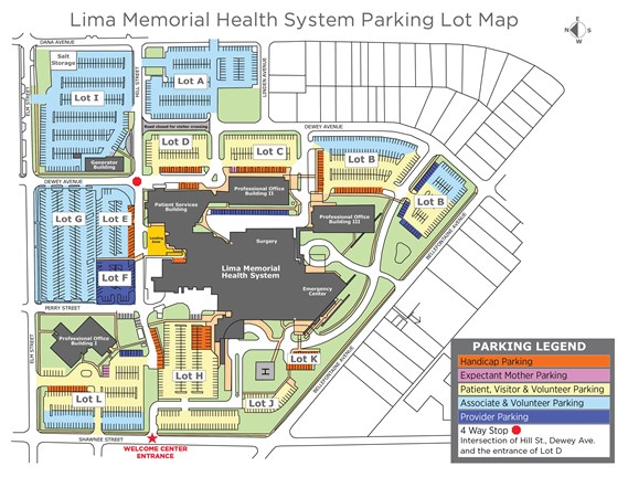 LMHS parking lot map