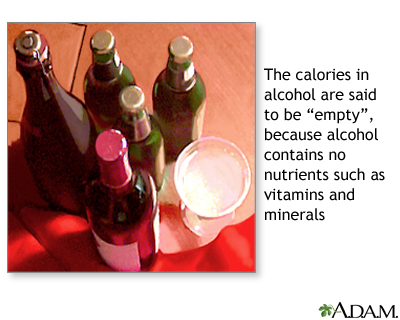 Alcohol and diet