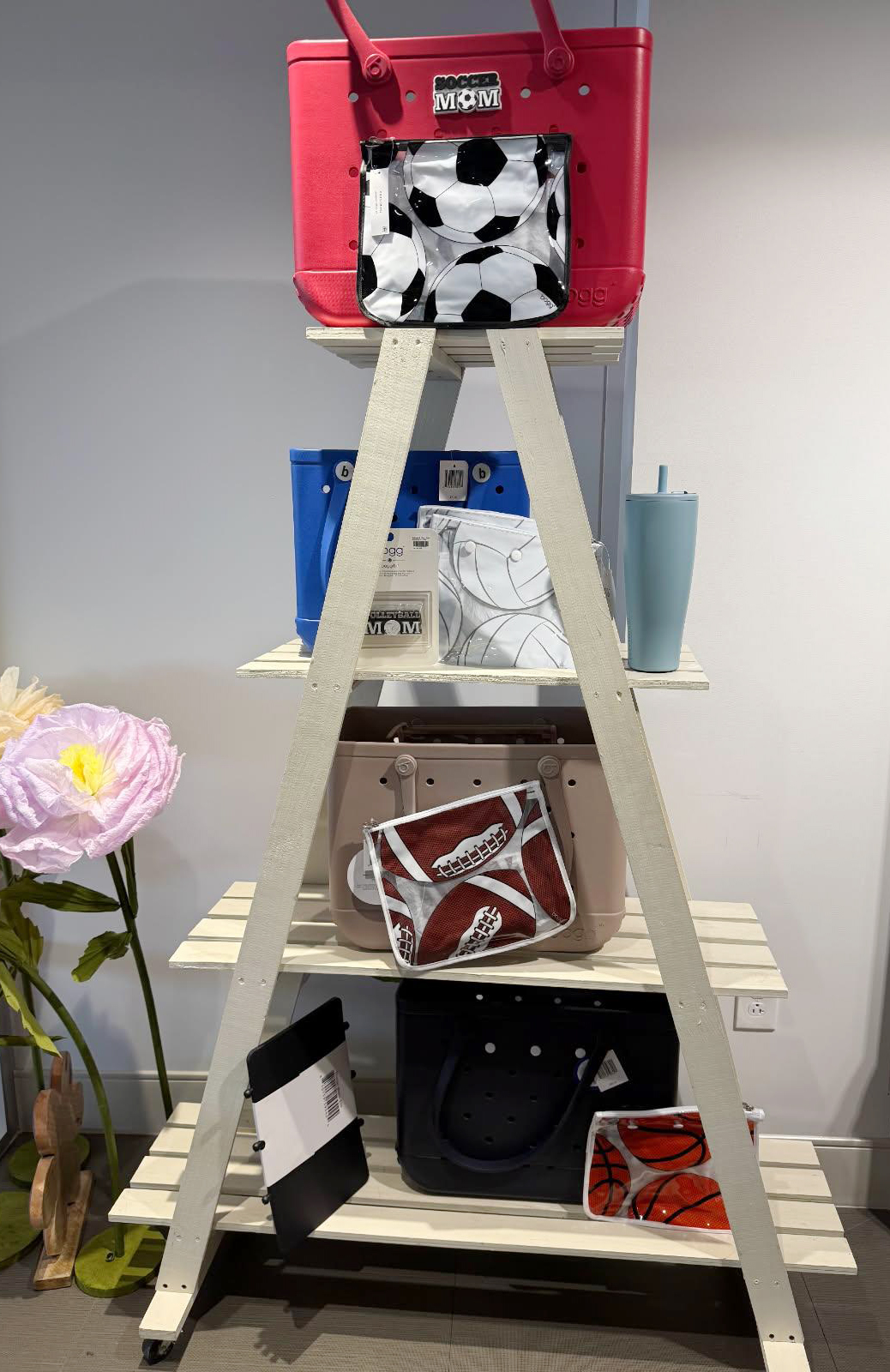 Bogg bags with athletic inserts